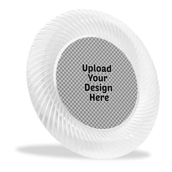 Custom Plastic Party Dinner Plates - 10" (Upload Your Own)