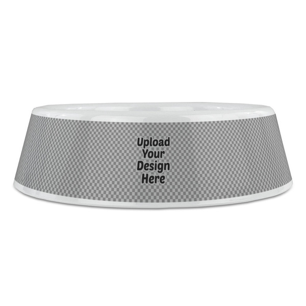 Upload Your Own Plastic Pet Bowls - Large - Front