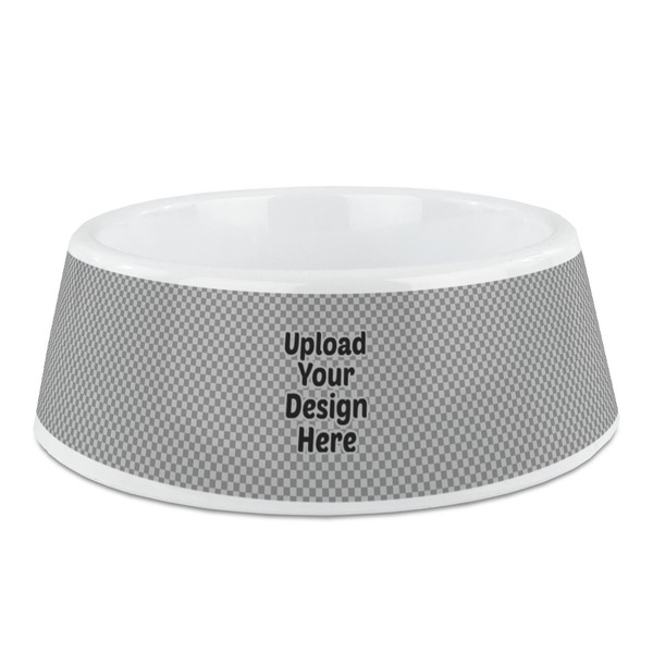 Custom Plastic Dog Bowl - Medium (Upload Your Own)