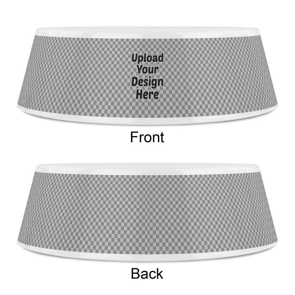 Upload Your Own Plastic Pet Bowls - Small - Approval