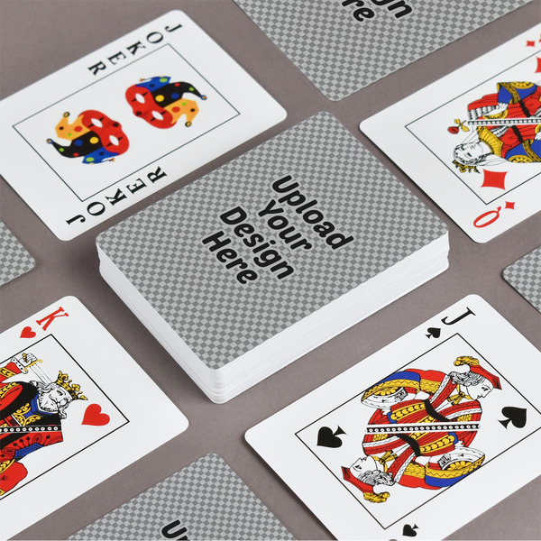 Upload Your Own Playing Cards - Front & Back View