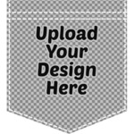 Iron On Faux Pocket (Upload Your Own)