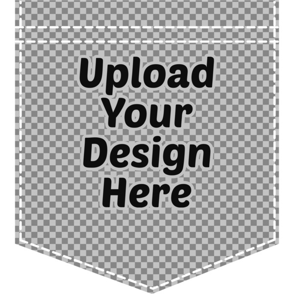 Custom Iron On Faux Pocket (Upload Your Own)