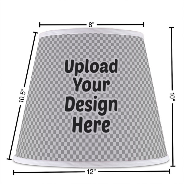 Upload Your Own Poly Film Empire Lampshade - Dimensions
