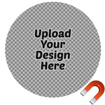 Round Car Magnet - 6" (Upload Your Own)