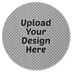 Round Rubber Backed Coaster - Single (Upload Your Own)