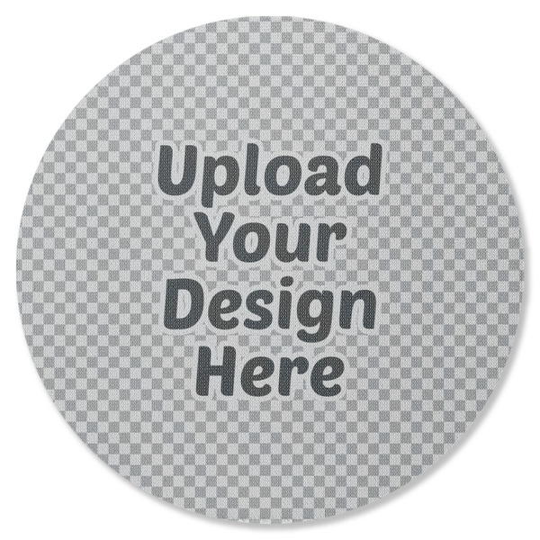 Upload Your Own Round Coaster Rubber Back - Single