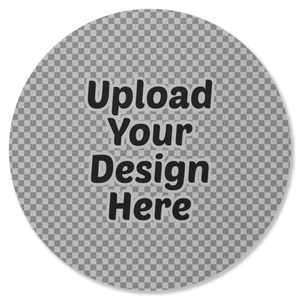 Upload Your Own Round Coaster Rubber Back - Single
