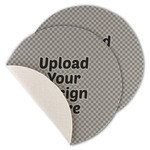 Round Linen Placemats - Single-Sided - Set of 4 (Upload Your Own)