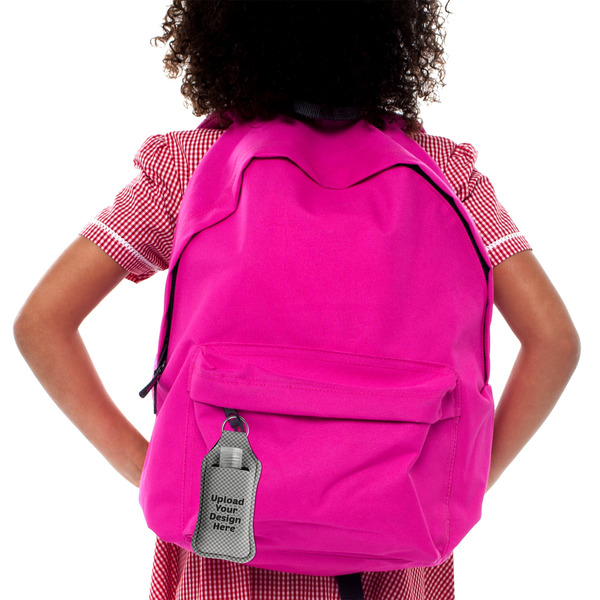 Upload Your Own Sanitizer Holder Keychain - LIFESTYLE Backpack (LRG)