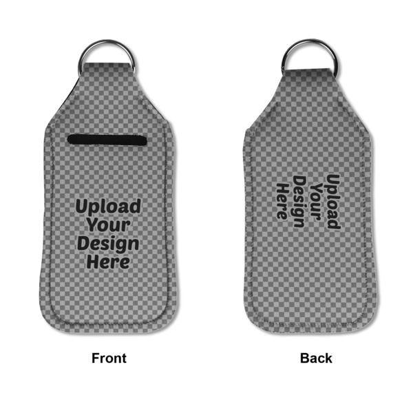 Upload Your Own Sanitizer Holder Keychain - Large APPROVAL (Flat)