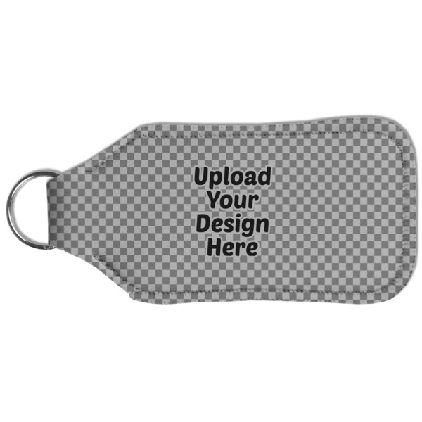 Upload Your Own Sanitizer Holder Keychain - Large (Back)