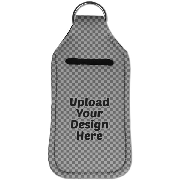 Upload Your Own Sanitizer Holder Keychain - Large (Front)