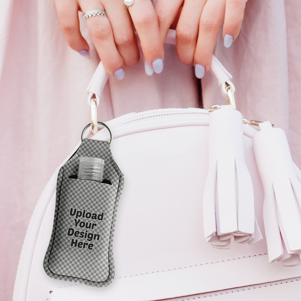 Upload Your Own Sanitizer Holder Keychain - Large (LIFESTYLE)