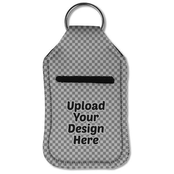 Upload Your Own Sanitizer Holder Keychain - Small (Front Flat)