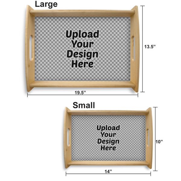 Upload Your Own Serving Tray Wood Sizes