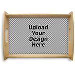 Natural Wooden Tray - Small (Upload Your Own)