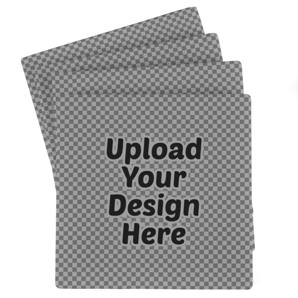 Custom Absorbent Stone Coasters - Set of 4 (Upload Your Own)