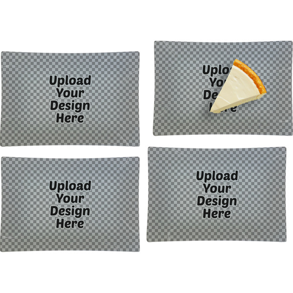 Upload Your Own Set of Rectangular Appetizer / Dessert Plates