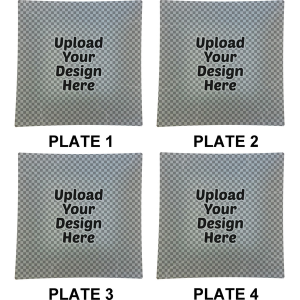 Upload Your Own Set of Square Dinner Plates (Approval)