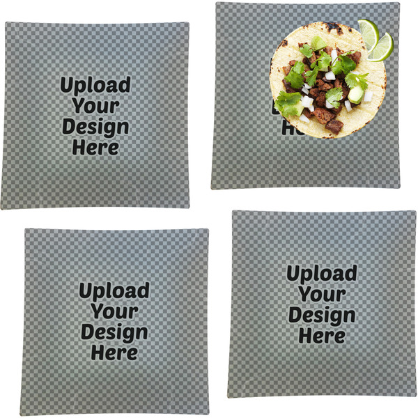 Upload Your Own Set of Square Dinner Plates