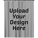 Extra Long Shower Curtain - 70" x 83" (Upload Your Own)