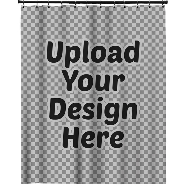 Custom Extra Long Shower Curtain - 70" x 83" (Upload Your Own)