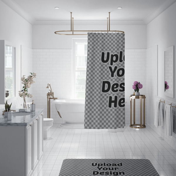 Upload Your Own Shower Curtain - Custom Size