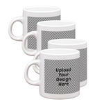 Single Shot Espresso Cups - Set of 4 (Upload Your Own)