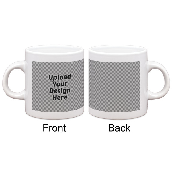 Upload Your Own Single Shot Espresso Cup - Single - Front & Back