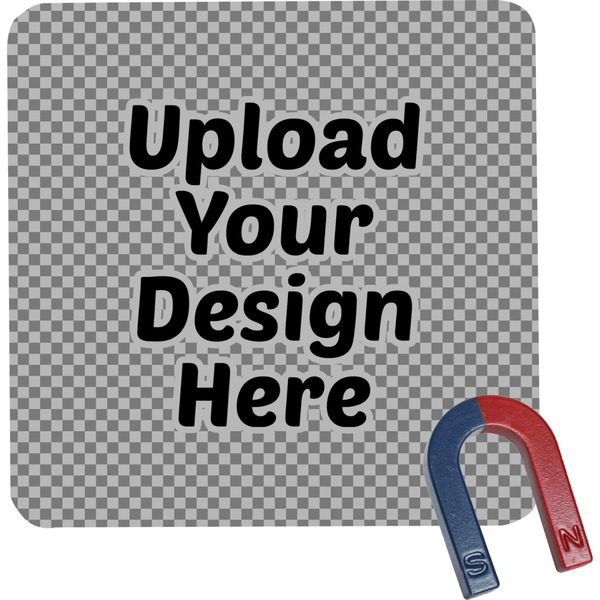 Custom Square Fridge Magnet (Upload Your Own)