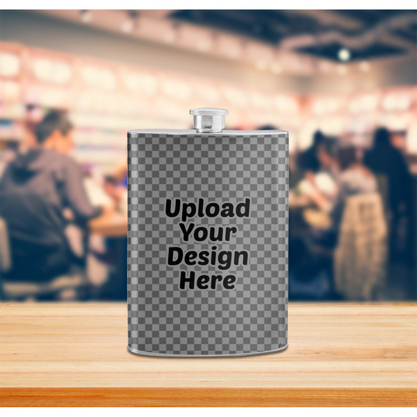Upload Your Own Stainless Steel Flask - LIFESTYLE 2