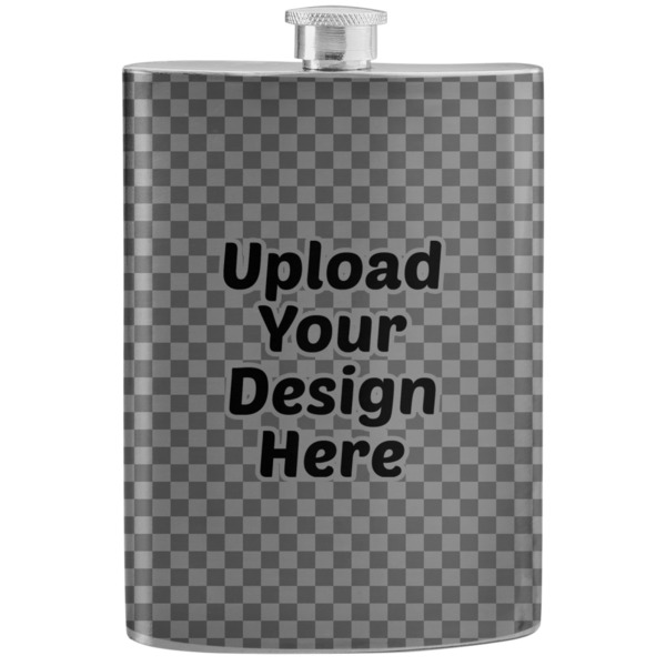 Custom Stainless Steel Flask (Upload Your Own)