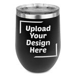 Stemless Stainless Steel Wine Tumbler (Upload Your Own)