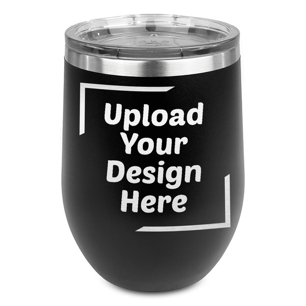 Custom Stemless Stainless Steel Wine Tumbler (Upload Your Own)