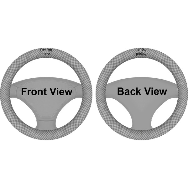 Upload Your Own Steering Wheel Cover- Front and Back
