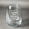 Stemless Wine Glass - Laser Engraved (Upload Your Own)