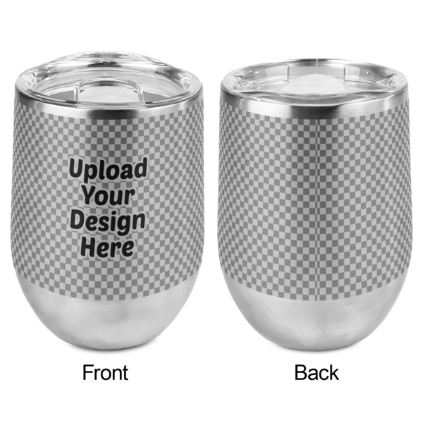 Upload Your Own Stemless Wine Tumbler - Full Print - Approval