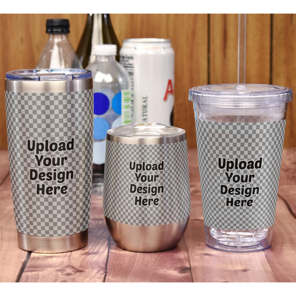 Upload Your Own Stemless Wine Tumbler - Full Print - In Context