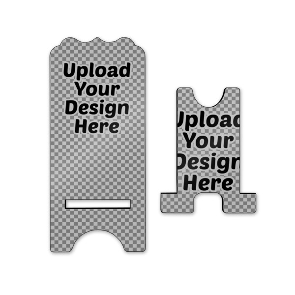 Upload Your Own Stylized Phone Stand - Front & Back - Small