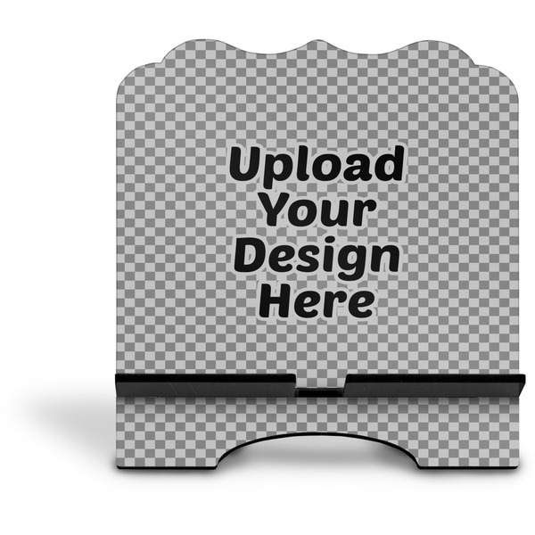 Upload Your Own Stylized Tablet Stand - Front without iPad