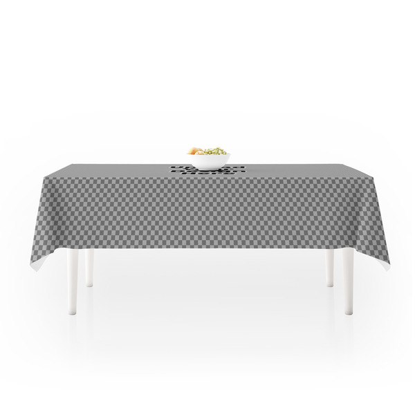 Upload Your Own Tablecloths (58"x102") - LIFESTYLE (side view)