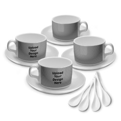 Tea Cups - Set of 4 (Upload Your Own)