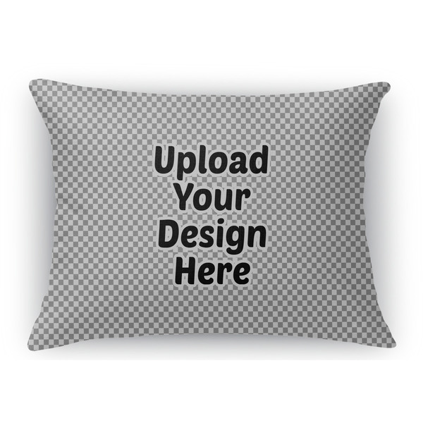 Custom Rectangular Throw Pillow Case (Upload Your Own)