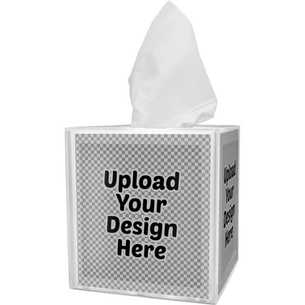 Upload Your Own Tissue Box Cover - Angled View