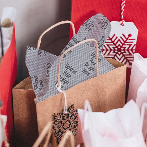 Upload Your Own Tissue Paper - In Gift Bag