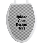 Toilet Seat Decal - Elongated (Upload Your Own)