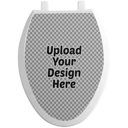 Toilet Seat Decal - Elongated (Upload Your Own)