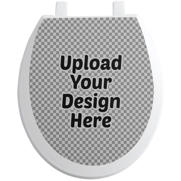 Custom Toilet Seat Decal (Upload Your Own)