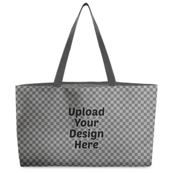 Beach Totes Bag - w/ Black Handles (Upload Your Own)
